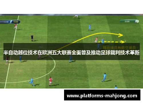 半自动越位技术在欧洲五大联赛全面普及推动足球裁判技术革新