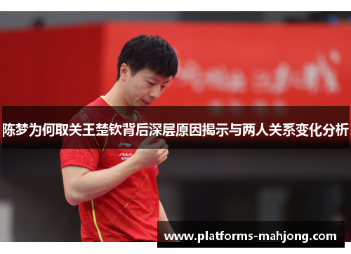 陈梦为何取关王楚钦背后深层原因揭示与两人关系变化分析 陈梦为何取关王楚钦背后深层原因揭示与两人关系变化分析